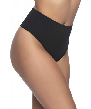 Shapewear Seamless Shapewear Thong | 4 Pack | Muffin Tamer - Black Warm Nude - CC192805CUH