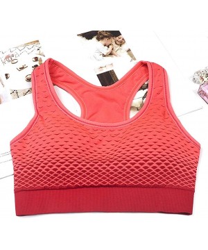 Bustiers & Corsets Sleepwear 2020 Popular No Steel Ring Womens-Pure Color Wireless Sports Bra Zipper Underwear Quakeproof - R...