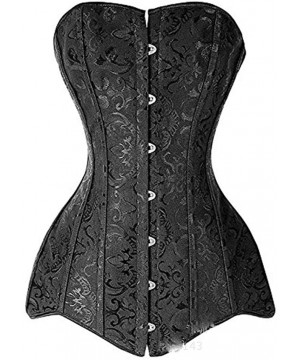 Bustiers & Corsets Sexy Latex Overbust Gothic Corsets Steampunk Bustiers Waist Cinchers Halloween Lingerie - White - CY18SYARRL2