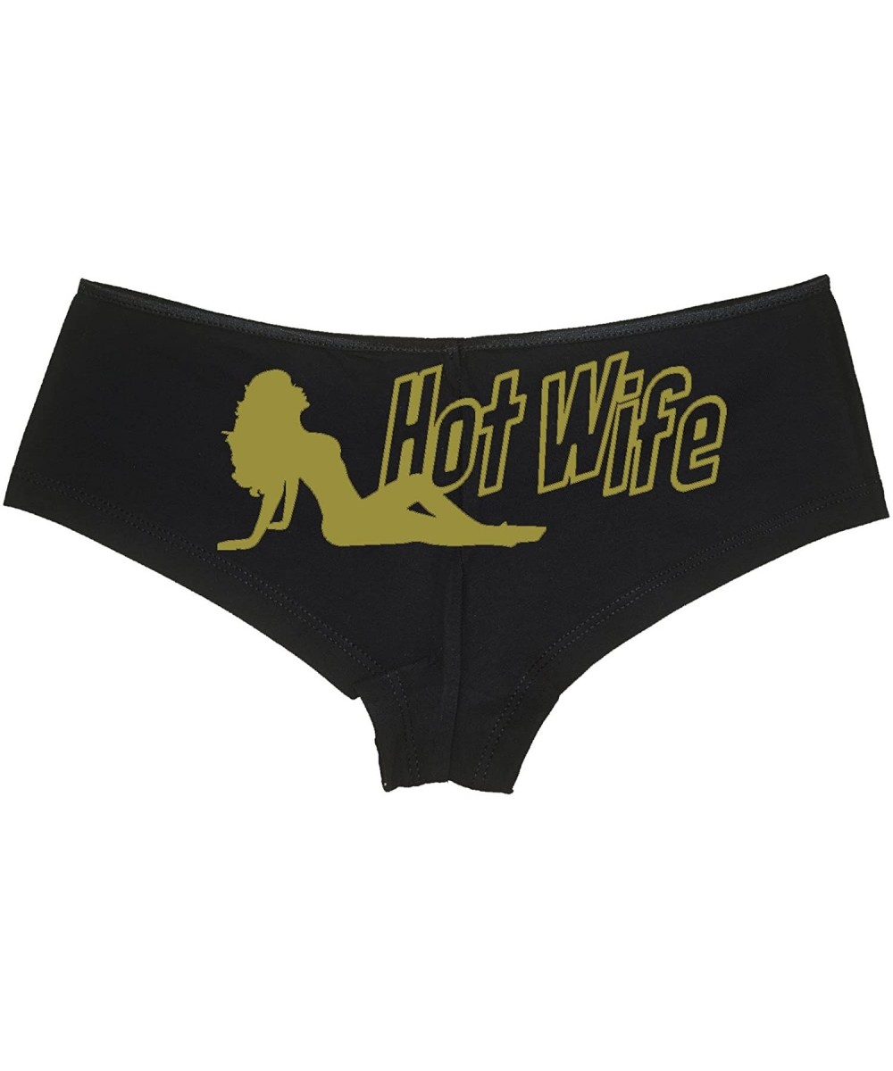 Panties HotWife boy Short - Shared hot Wife Boyshort - Flirty Fun - Gold - CF18706K7KS