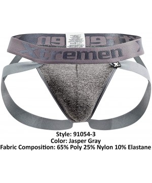 Briefs Mens Fashion Underwear Jockstraps - Jasper Gray_style_91054-3 - CH19GSRWOT7