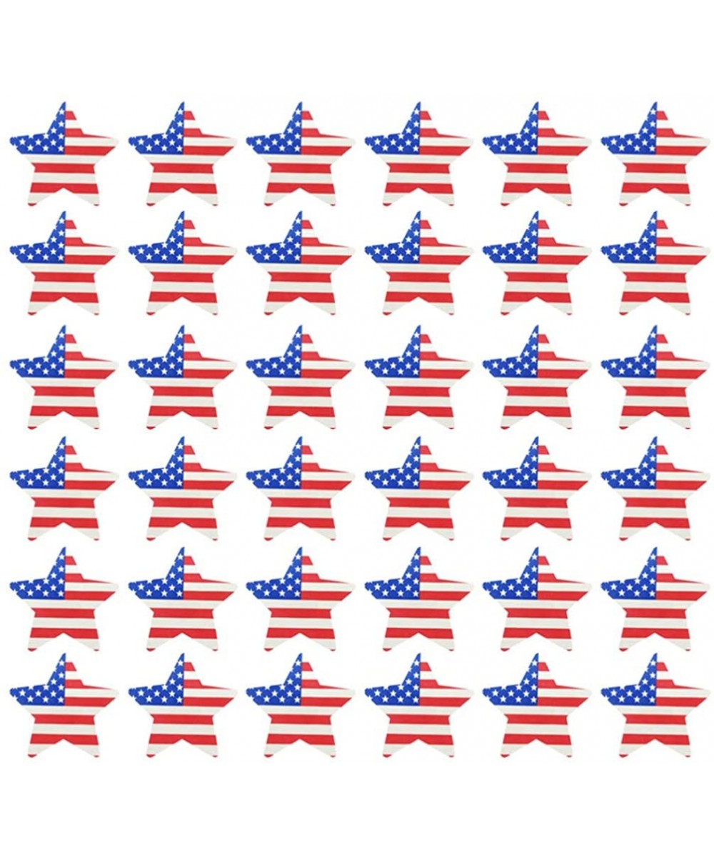 Accessories Bra Sticker Sexy Star Shaped Nipple Covers USA Flag Nipple Stickers for Women Disposable Red Blue and White 30Pai...