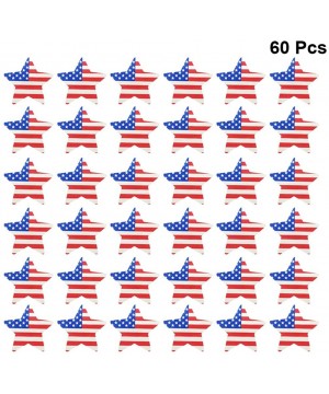 Accessories Bra Sticker Sexy Star Shaped Nipple Covers USA Flag Nipple Stickers for Women Disposable Red Blue and White 30Pai...