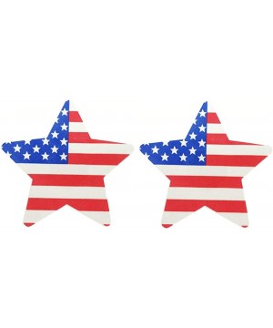 Accessories Bra Sticker Sexy Star Shaped Nipple Covers USA Flag Nipple Stickers for Women Disposable Red Blue and White 30Pai...