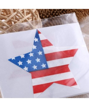 Accessories Bra Sticker Sexy Star Shaped Nipple Covers USA Flag Nipple Stickers for Women Disposable Red Blue and White 30Pai...