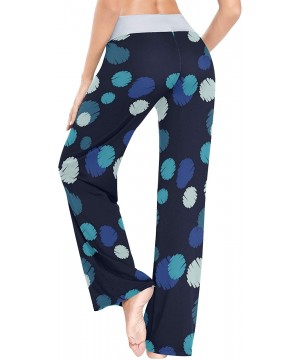 Bottoms Women's Pajama Lounge Pants Casual Stretch Pants Wide Leg - Multi 4 - CN197Y8KY5O