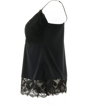 Camisoles & Tanks Lace Overlay Camisole 590-151 - Black - CR19COHIQ37