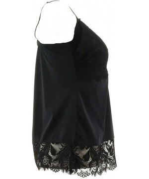 Camisoles & Tanks Lace Overlay Camisole 590-151 - Black - CR19COHIQ37