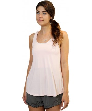 Tops Bamboo Relax Pajama Tank top - Blush Pink - C418WZWUT73