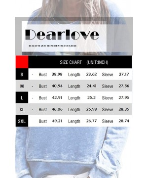 Thermal Underwear Women Funny Graphic Crewneck Long Sleeve Loose Lightweight Pullover Sweatshirt Tops - Blue205 - CC19D6DEOY6