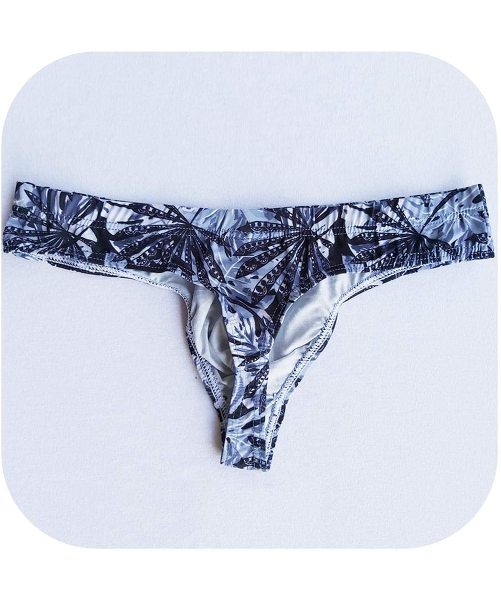 G-Strings & Thongs Men Sexy Printed Transparent Personal Briefs G-Strings Thongs Jocks Tanga Underwear Shorts Exotic T-Back -...