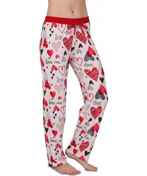 Bottoms Womens Silky Pajama Lounge Pants - Loveme - CB189HITT8N