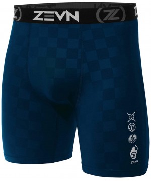 Briefs Men's Performance Underwear Briefs - 4-Way Stretch - Breathable - Activewear - Navy - CI18IG2ED46