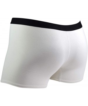 Panties Signature SP Super Soft Breathable Boyshort Bottoms Boyleg- Women's Underwear Solid - Cream - C218I4Y7GOO