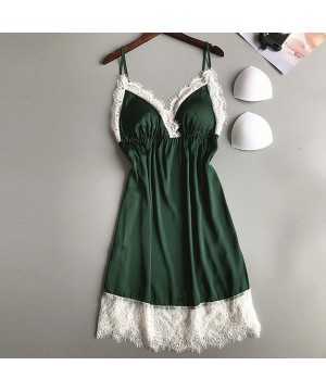 Nightgowns & Sleepshirts Women Underwear Women Fashion Lace Nightgown Strap Nightdress Babydoll Sleepwear Sexy Lingerie Ladie...