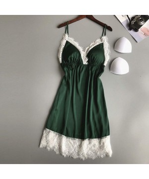 Nightgowns & Sleepshirts Women Underwear Women Fashion Lace Nightgown Strap Nightdress Babydoll Sleepwear Sexy Lingerie Ladie...