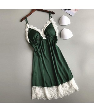 Nightgowns & Sleepshirts Women Underwear Women Fashion Lace Nightgown Strap Nightdress Babydoll Sleepwear Sexy Lingerie Ladie...