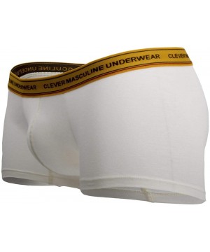 Boxer Briefs Masculine Boxer Briefs Trunks Underwear for Men - Beige - C818OML0IA0