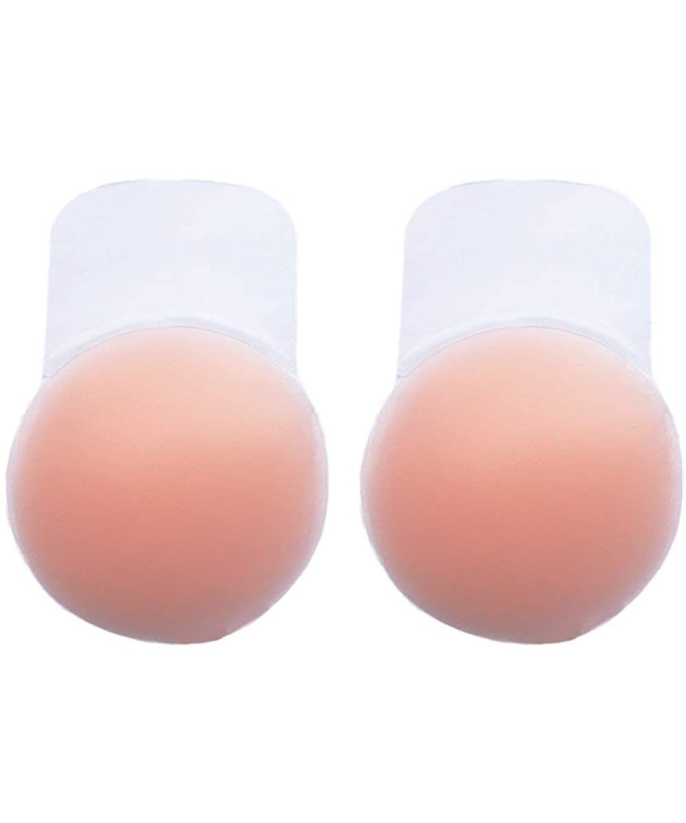 Accessories Nipple Covers-Silicone Breast Lift Reusable Nippleless Cover Pasties for Women Nipplecovers(1 Round)-27 - C119D3D...