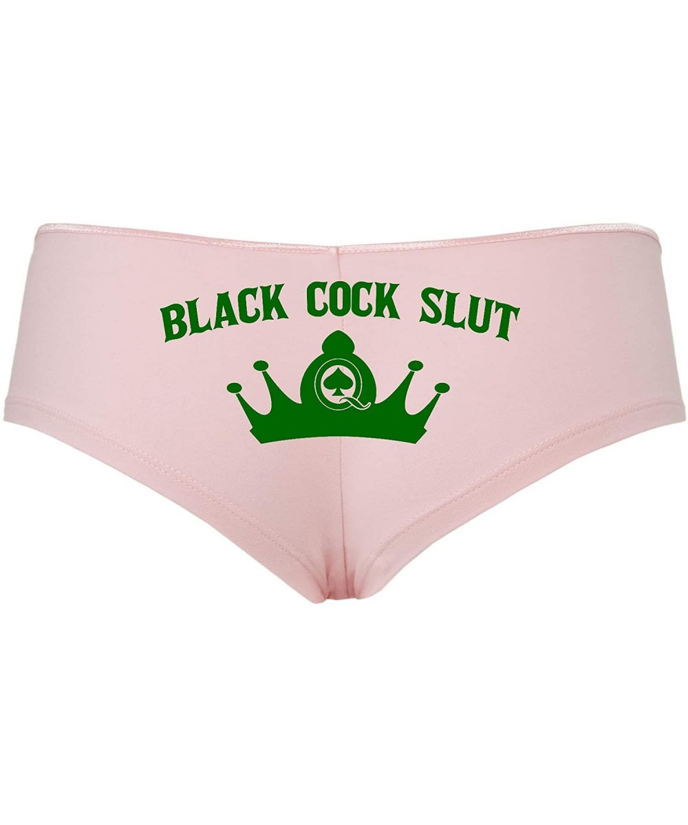 Panties Black Cock Slut QofS Queen of Spades Underwear Plus Size Too - Forest Green - CG18SRQL7LD