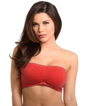 Bras Bring Back Lace Bandeau B23595 - Red - C517XWO4GAL