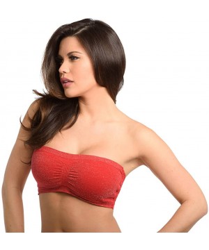 Bras Bring Back Lace Bandeau B23595 - Red - C517XWO4GAL