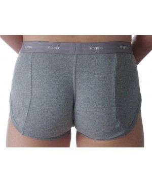 Briefs Men's 3D-Crotch Breathable/Comfortable Briefs - Gray-moku - CJ113LW2RMZ