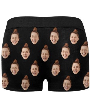 Boxer Briefs Custom Face Boxers Multi Girlfriend Faces Royal Personalized Face Briefs Underwear for Men - Multi 13 - C018A40EHDS