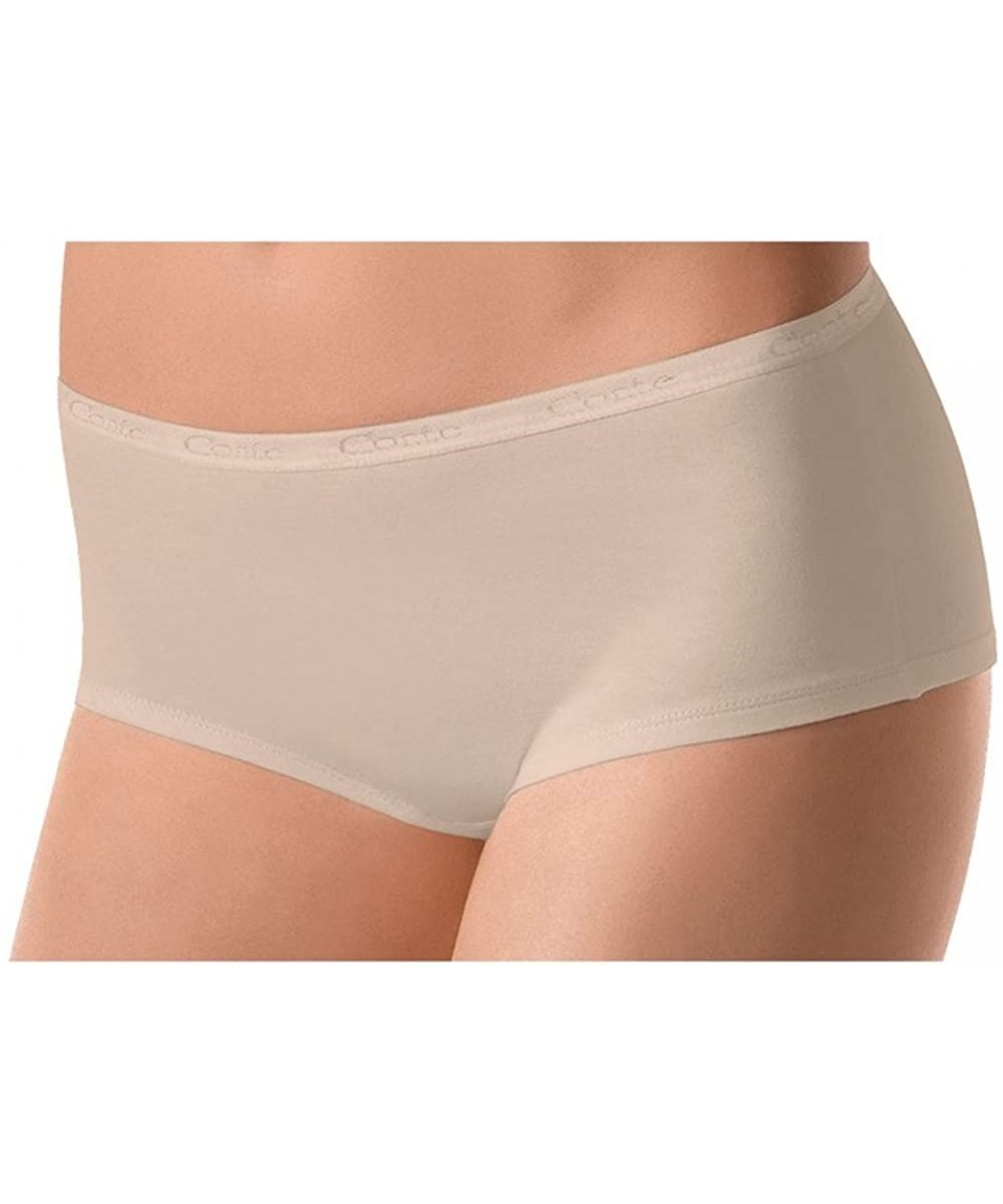 Panties Women's Cotton Boyshort Panties - Comfort - Beige - CT18EOGQ4TI