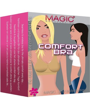 Bras Women's Ultra Soft Wirefree Wide Straps Comfort Bra - Black - CT11DN6FS11