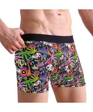 Boxer Briefs Mens Boxer Briefs Underwear Breathable Pouch Soft Underwear - Africa Ethnic Stylized - CP18ARIZCZ7