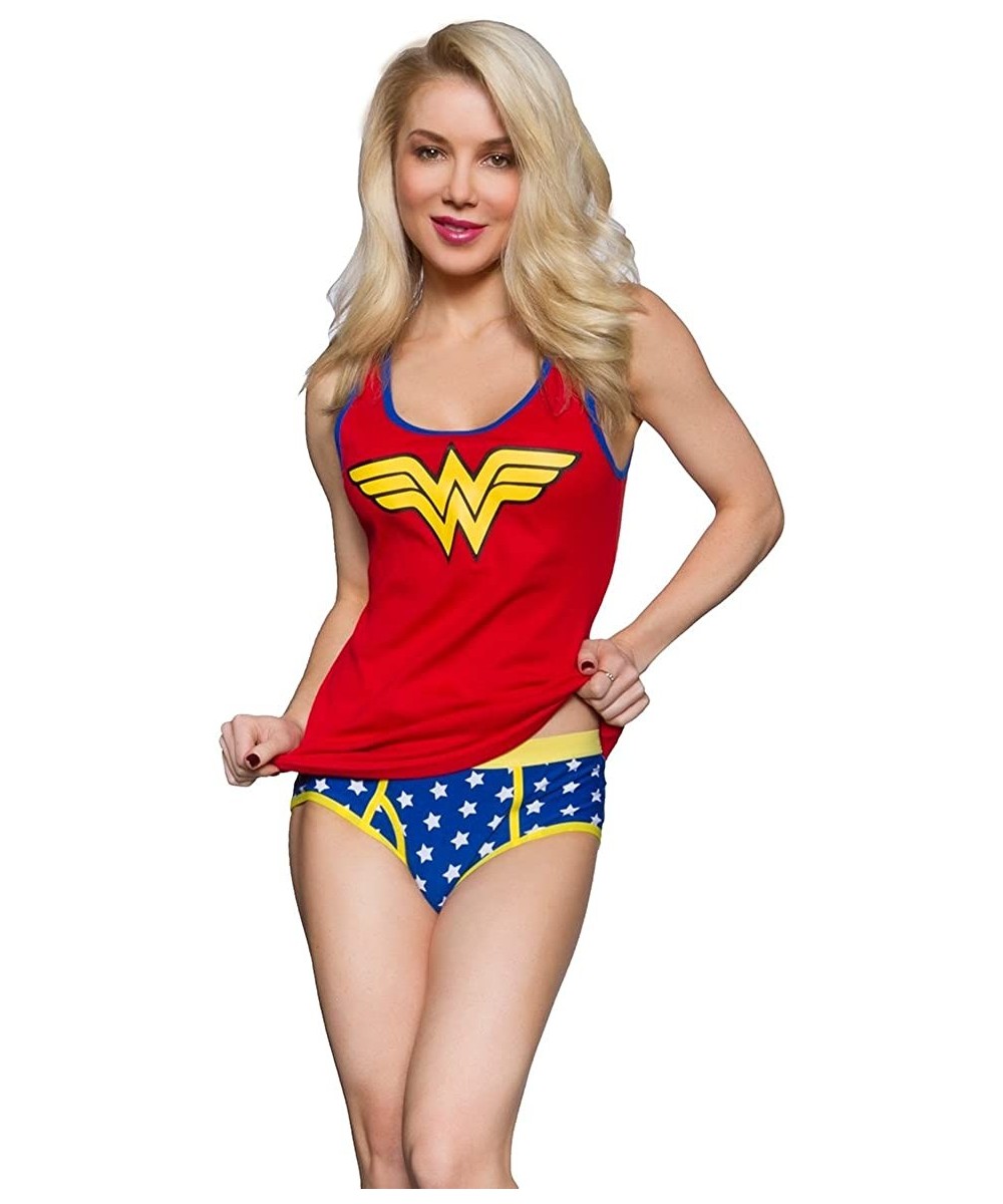 Sets Wonder Woman Ribbed Tank & Panty Set for Women - CR11ZDML1PZ