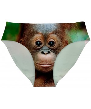 Panties 3D Animal Print Underwear Sexy Panties for Ladies - Monkey - CC18C8LC522