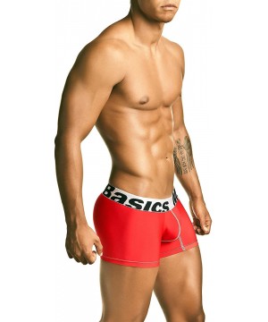 Bikinis Men's Microfiber Short Boxer - Red - CE11EBI04QJ