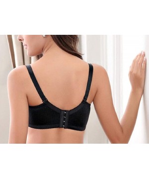 Bras Women's Bralette Push-up Sexy Seamless Underwear Plunge Wirefree Lingerie Bras - Black - CN19C50L526