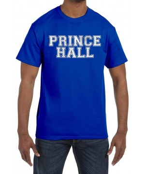 Undershirts Prince Hall Masonic Men's Crewneck T-Shirt - Royal - CH1853OZR63