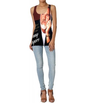 Camisoles & Tanks Kenny Rogers Women Senior Round Neck Polyester Pattern Vest - C919688C4D9