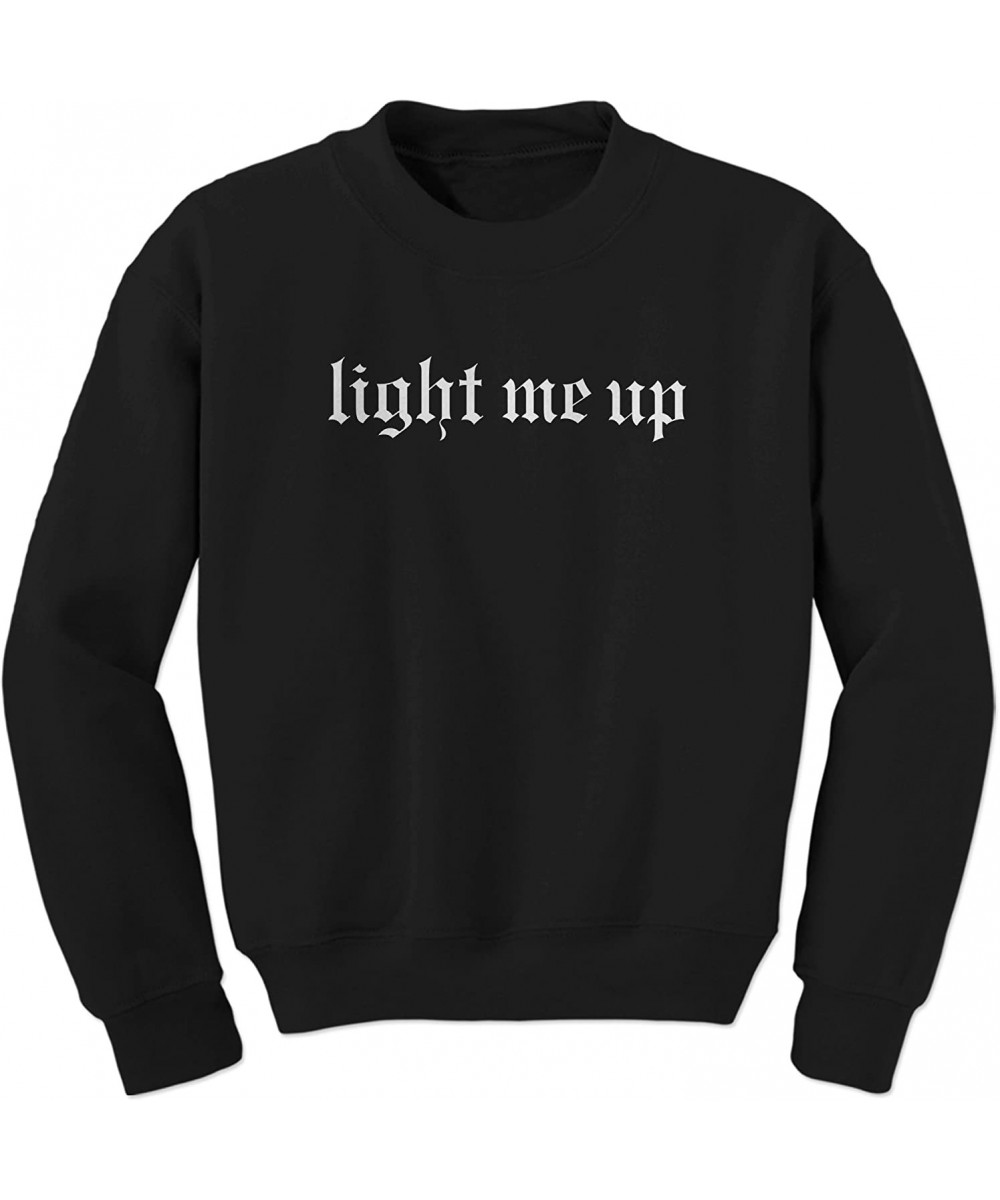 Camisoles & Tanks Light Me Up Reputationary Crewneck Sweatshirt - Black - CW180HGLD7D