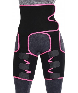 Shapewear Neoprene Sweat 3 in 1 Waist and Thigh Trainer Lose Weight Workout - High WaistBlack&Pink - CT19CIUIYZG